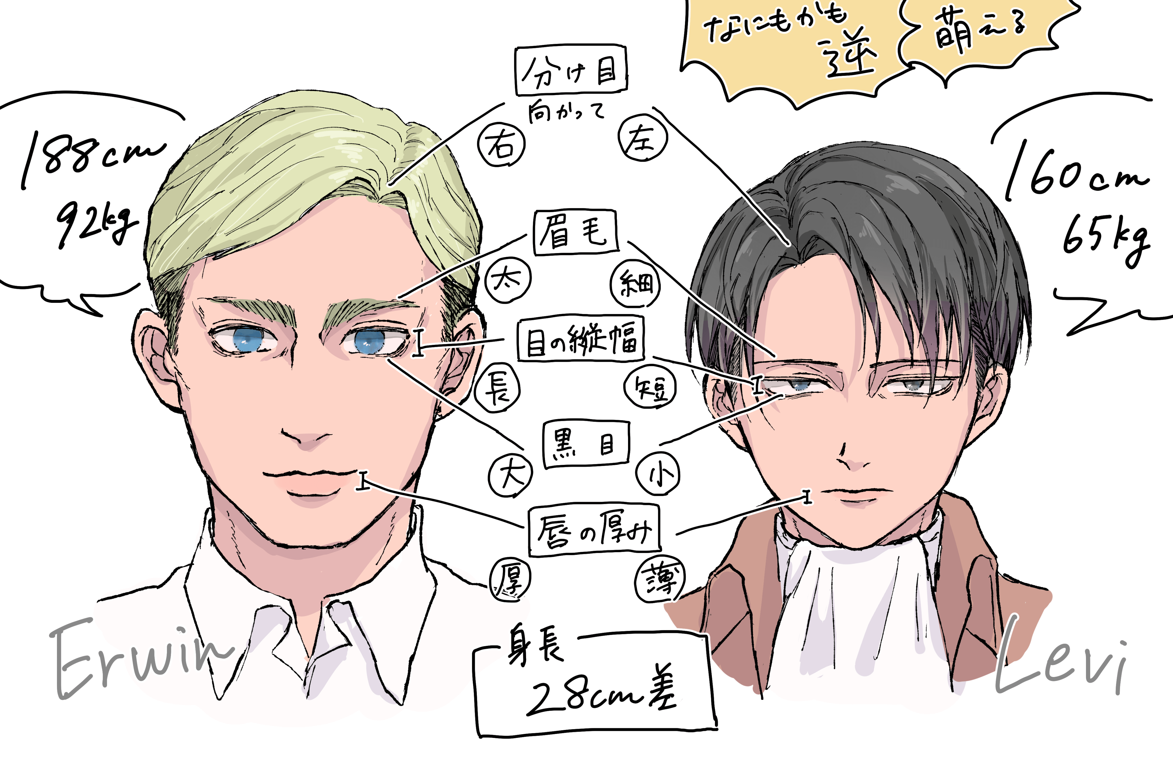エルリ、なにもかも逆で最高