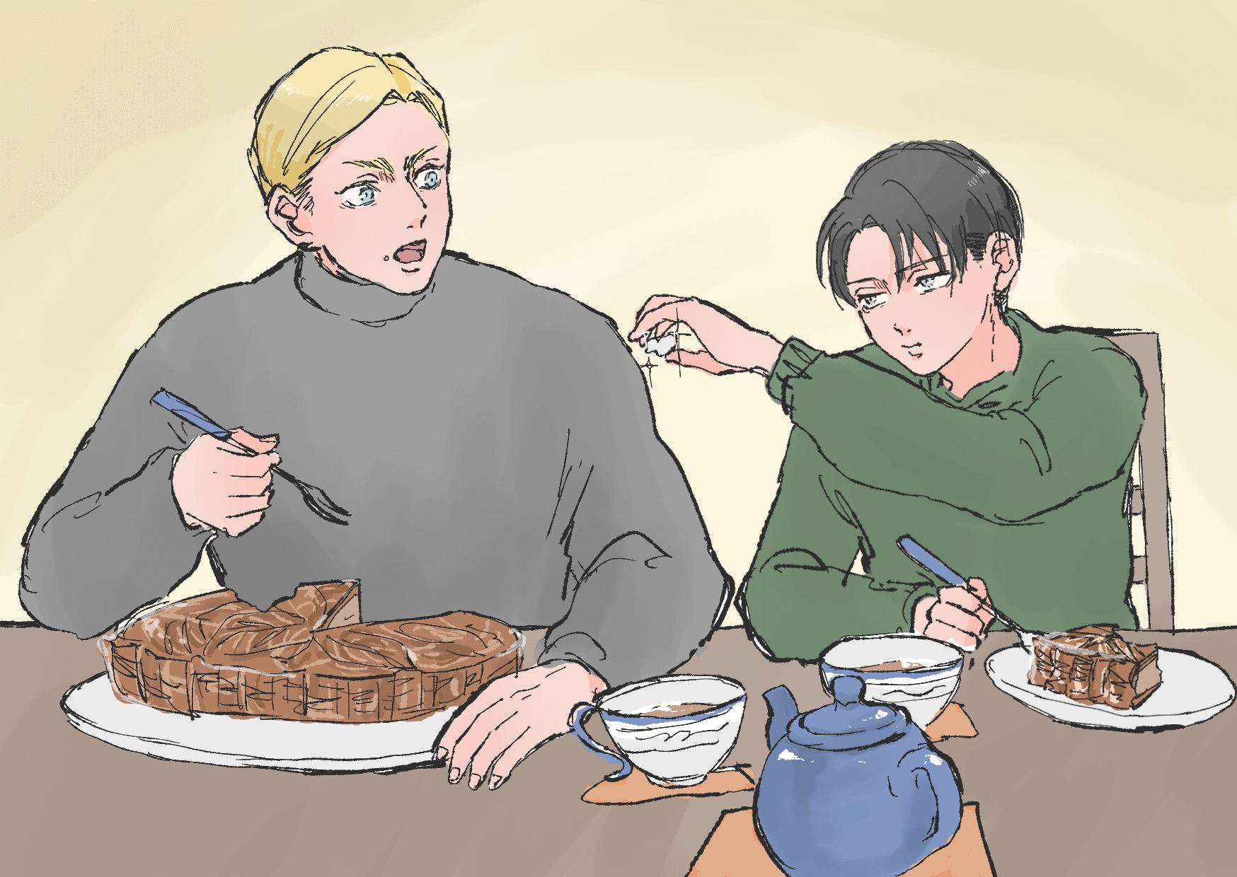 エルリ　×　ガレット・デ・ロワ